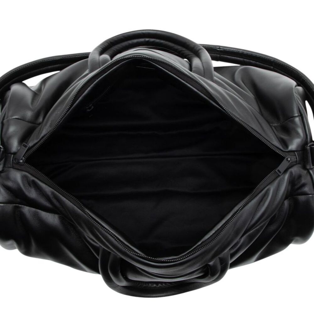 Saint Laurent Lambskin Logo Puffer Duffle - Picture 7 of 14